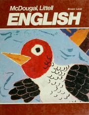 Tapa de McDougal, Littell English.