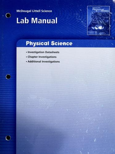 Tapa de McDougal Littell physical science