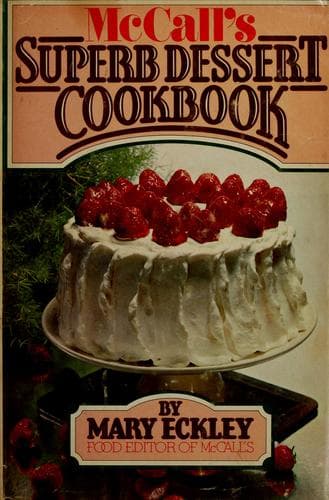 Tapa de McCall's superb dessert cookbook