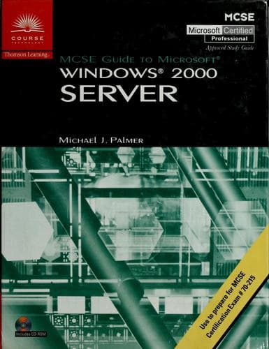 Tapa de MCSE guide to Microsoft Windows 2000 server