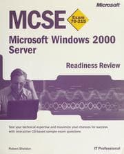 Tapa de MCSE Microsoft Windows 2000 server readiness review