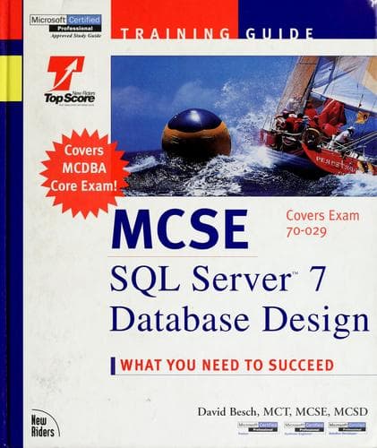 Tapa de MCSE training guide