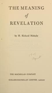 Tapa de The meaning of revelation