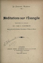 Tapa de Méditations sur l'évangile