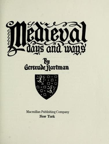 Tapa de Medieval days and ways