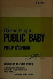 Tapa de Memoirs of a public baby