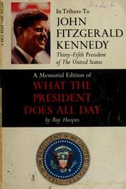Tapa de A memorial edition of What the President does all day