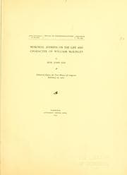 Tapa de Memorial address on the life and character of William McKinley