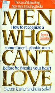 Tapa de Men who can't love