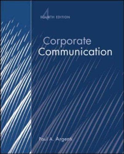 Tapa de Corporate communication