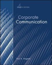Tapa de Corporate communication