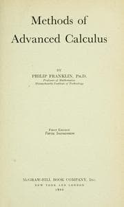 Tapa de Methods of advanced calculus