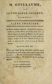 Tapa de M. Guillaume, ou, Le voyageur inconnu