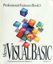 Tapa de Microsoft Visual Basic programming system for Windows, version 3.0