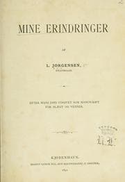 Tapa de Mine Erindringer