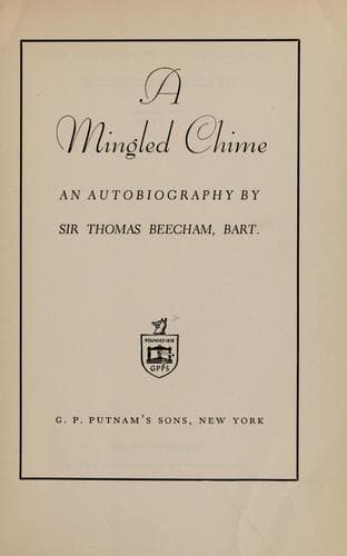 Tapa de A mingled chime