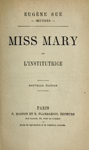 Tapa de Miss Mary, ou, L'institutrice