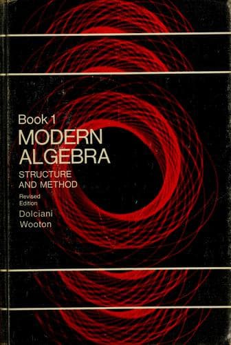 Tapa de Modern algebra