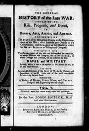 Tapa de The general history of the late war