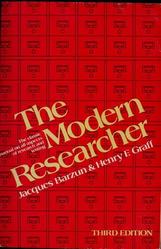 Tapa de The Modern researcher