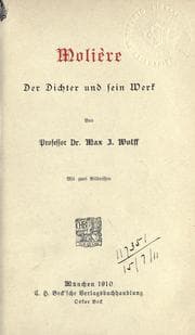 Tapa de Molière, der Dichter und sein Werk