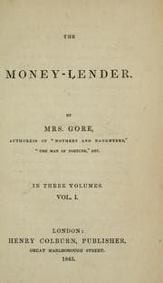 Tapa de The money-lender