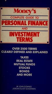 Tapa de Money's Complete guide to personal finance and investment terms