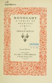 Tapa de Monogamy