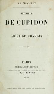 Tapa de Monsieur de Cupidon
