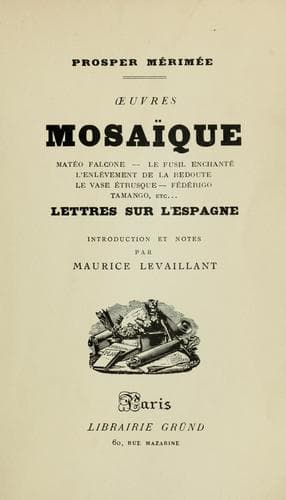 Tapa de Mosaïque