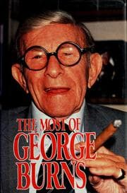 Tapa de The most of George Burns