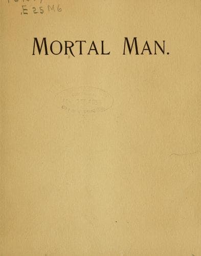 Tapa de Mortal man