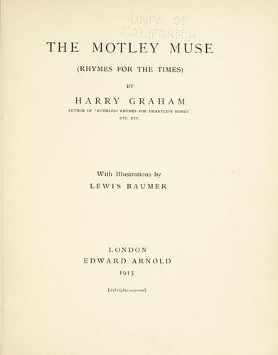 Tapa de The motley muse
