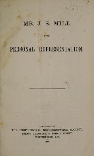 Tapa de Personal Representation