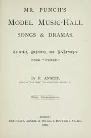 Tapa de Mr. Punch's model music-hall songs & dramas