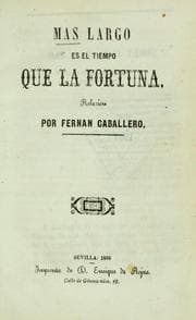 Tapa de Más largo es el tiempo que la fortuna
