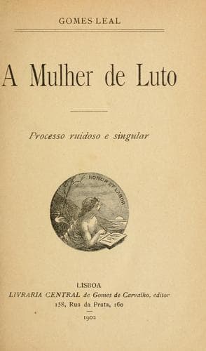 Tapa de A mulher de luto