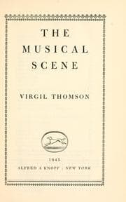 Tapa de The musical scene