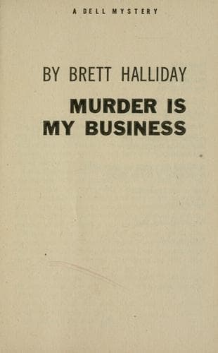 Tapa de Murder is my business
