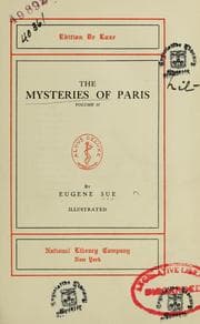 Tapa de The mysteries of Paris