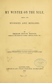 Tapa de My winter on the Nile, among the mummies and moslems