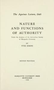 Tapa de Nature and functions of authority