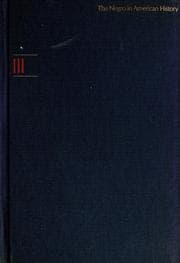 Tapa de The Negro in American History