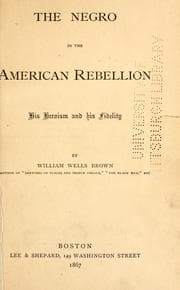Tapa de The Negro in the American rebellion