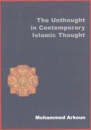 Tapa de The Unthought in Contemporary Islamic Thought