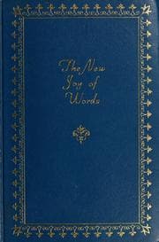 Tapa de The New joy of words.