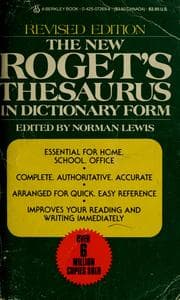 Tapa de The new Roget's Thesaurus in dictionary form