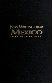 Tapa de New writing from Mexico