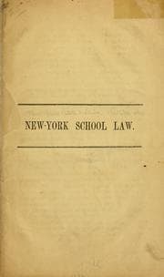Tapa de New-York school law