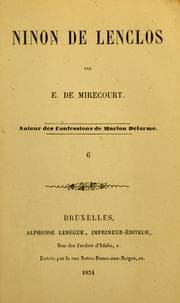 Tapa de Ninon de Lenclos